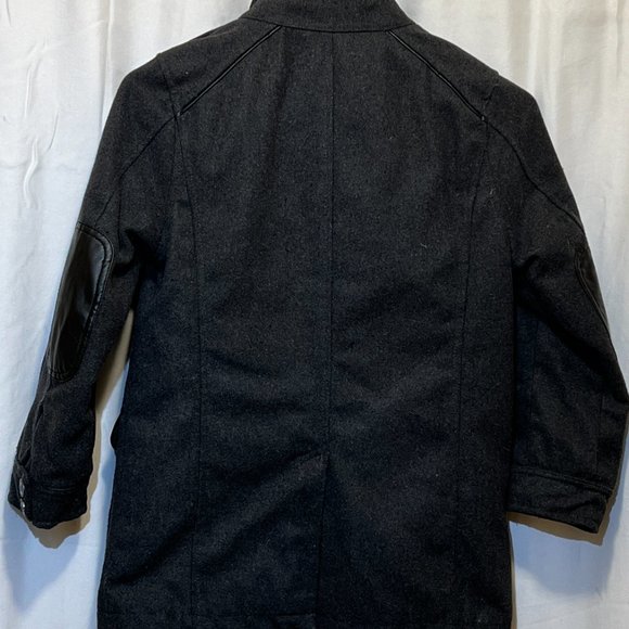 Vintage Urban Republic Charcoal Gray Wool Military Jacket Kid's Size 8 - Picture 3 of 9